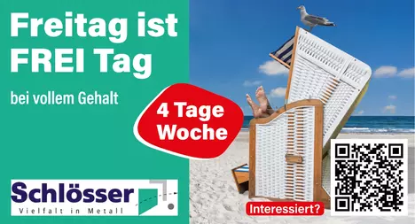 Freitag ist frei bei Schlösser Schmiede Schlosserei Stahlbau GmbH in Trittau
